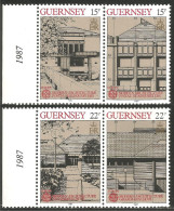 EU87-13 EUROPA-CEPT 1987 Guernsey Architecture Moderne MNH ** Neuf SC - 1987