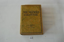 EL1 Livre - Memento Larousse Sorbonne - Paris - Encyclopédies