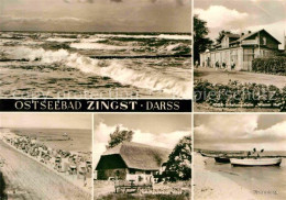 72704185 Zingst Ostseebad Erholungsheim Wiener Hof Strand Brandung Zingst Darss - Zingst