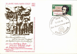 H2391 - Karl Marx Stadt Sonderstempel Ersttagsstempel - 1e Jour – FDC (feuillets)