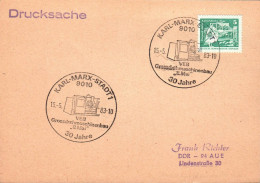 H2392 - Karl Marx Stadt Drucksache Sonderstempel Ersttagsstempel - 1e Jour – FDC (feuillets)