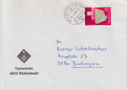 Motiv Brief  "Turnverein Rickenbach B.Olten"        1985 - Brieven En Documenten