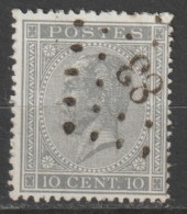 N° 17 LP. 83  Ciney - 1865-1866 Profilo Sinistro