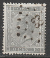 N° 17 LP. 83  Ciney - 1865-1866 Profil Gauche