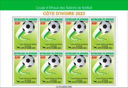 Burundi 2023, Football, Sheetlet - Ongebruikt