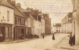 Derval * RARE Carte Photo 1905 ! * Rue & Commerces Magasins * Cachet Maison De La Presse BRIAND * Villageois - Derval