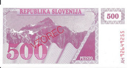 SLOVENIE 500 TOLARJEV 1992 UNC P 8s1 - Slovénie