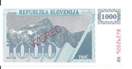 SLOVENIE 1000 TOLARJEV 1992 UNC P 9s1 - Slovénie