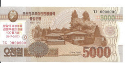 COREE DU NORD 5000 WON 2013(2017) UNC P CS18 - Korea, North