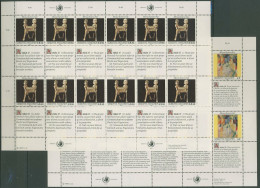 UNO Wien 1991 Erklärung Menschenrechte (III) 123/24 ZD-Bogen Postfrisch (C13944) - Blocs-feuillets