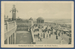 Nordseebad Borkum Wandelhalle Mit Musikpavillon, Gelaufen 1926 (AK1253) - Borkum