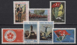 Türkisch-Zypern 1974 50 Jahre Republik Türkei 1/7 Postfrisch - Unused Stamps