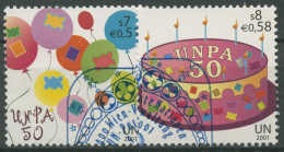 UNO Wien 2001 UN-Postverwaltung Geburtstagsgrüße 342/43 Gestempelt - Oblitérés