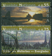 UNO Wien 2003 UNESCO USA Nationalparks 397/98 Gestempelt - Gebraucht