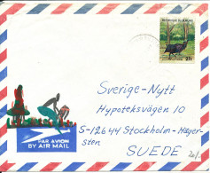 Burundi Air Mail Cover Sent To Sweden 30-1-1976 ?? - Covers & Documents