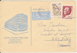 Yugoslavia Carte Postale Novi Zad 19-5-1968 (Hotel Putnik Novi Zad) - Lettres & Documents