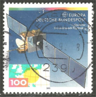 EU91-13a EUROPA-CEPT 1991 Germany FLENSBURG Espace Space Communication Satellite - 1990