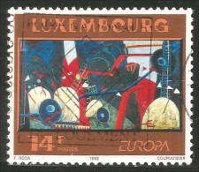 EU93-5 EUROPA-CEPT 1993 Luxembourg Art Contemporain - 1993