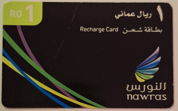 OMAN___nawras Phonecard Black___recharge Oman Mobile - Oman