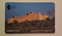 OMAN Old GPT Magnetic Phonecard___Jabrin Fort - Oman