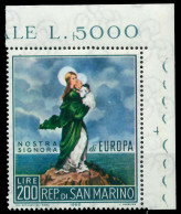 SAN MARINO 1965 Nr 879 Postfrisch ECKE-ORE X9C8146 - Neufs