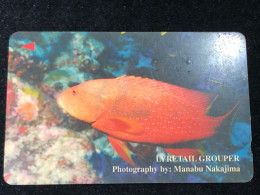 Card Phonekad Vietnam(lyretail Grouper 300 000dong-1998)-1pcs - Vietnam