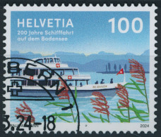 Suisse - 2024 - Schifffahrt Bodensee - Ersttag Stempel ET - Gebruikt