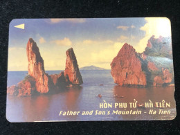 Card Phonekad Vietnam( Father Son S Mountain 60 000dong-1995)-1pcs - Viêt-Nam