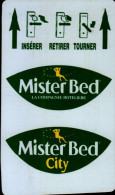 CLE D'HOTEL...MISTERBED CITY - Hotel Key Cards