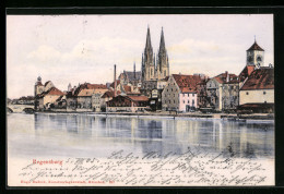 AK Regensburg, Flusspartie Mit Dom  - Regensburg