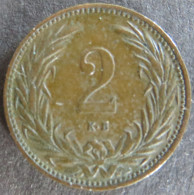 Münze Ungarn Franz Joseph I. 2 Filler Schön 2 1906 Vz - Ungarn