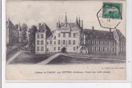 RETHEL : Chateau De Tugny, D'apres Une Vieille Estampe - Tres Bon Etat - Rethel