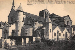 ORLONS-Ste-MARIE : Eglise Ste-croix Monument Historique Construite En 1080 Par Centule IV - Tres Bon Etat - Oloron Sainte Marie