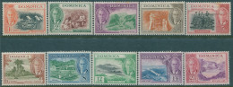 Dominica 1951 SG121-130 KGVI Scenes (10) MLH (amd) - Dominica (1978-...)