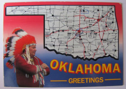 ETATS-UNIS - OKLAHOMA - Map - Sonstige & Ohne Zuordnung