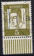 Berlin Poste Obl Yv:178 Mi:199 Albertus Magnus Albrecht Von Bollstädt Dominicain Bord De Feuille (Beau Cachet Rond) - Used Stamps