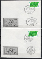 Germany 1980 Olympic Games, 2 Commemorative Covers - Sommer 1980: Moskau