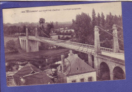 72 - BEAUMONT Sur SARTHE - PONT SUSPENDU -  - Beaumont Sur Sarthe