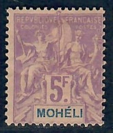 Lot N°A5550 Mohéli  N°16 Neuf * Qualité TB - Nuovi