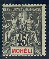 Lot N°A5548 Mohéli  N°11 Neuf * Qualité TB - Unused Stamps