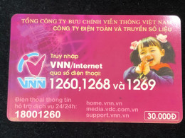 Vietnam This Is A Vietnamese Cardphone Card From 2001 And 2005(1269- 30 000dong)-1pcs - Viêt-Nam