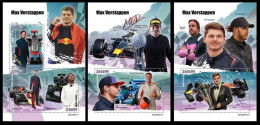 Guinea Bissau  2023 Max Verstappen. (641) OFFICIAL ISSUE - Automobile