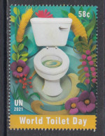 2021 United Nations New York World Toilet Day For Health Flowers  Complete Set Of 1 MNH - Ongebruikt