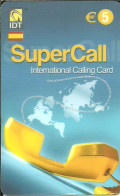 Spain: Prepaid IDT - SuperCall € 5 With Flag 12.04 - Altri & Non Classificati