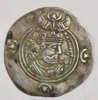 SASANIAN KINGS. Khosrau II. 591-628 AD. AR Silver Drachm Year 30 Mint BBA - Oosterse Kunst