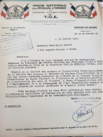 ROUEN UNION NATIONALE DES POILUS D ORIENT /MEDAILLE CIVILE 1955 /A RENE MARIE MARTIN CONSERVATEUR MUSEE FLAUBERT - Diplômes & Bulletins Scolaires