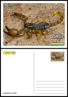 MALI 2022 STATIONERY CARD - INDIA ENDEMIC FAUNA - SCORPIONS SCORPION SPIDERS ARAIGNEES - RARE - Spiders