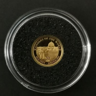 20 VATU OR 2012 BE LA VIELLE VILLE DE JERUSALEM VANUATU / GOLD / 0.5g Or 585 + CERTIFICAT - Vanuatu