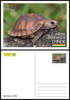 MALI 2022 STATIONERY CARD - INDIA ENDEMIC FAUNA - TURTLE TURTLES TORTUES TORTUE REPTILES - RARE - Turtles