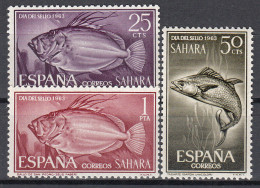 Sahara Correo 1963 Edifil 222/24 Usado - Sahara Spagnolo